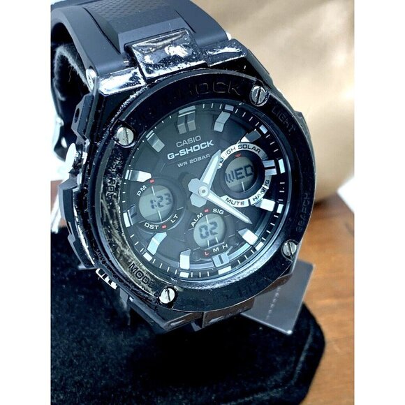 Casio Men Watch G-Shock GSTS100 Black Resin Analog Digital Tough Solar 5… - Picture 13 of 14